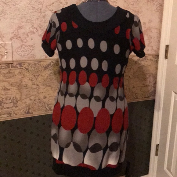 Italian Contro-Corrente cotton rayon dress - Picture 3 of 4